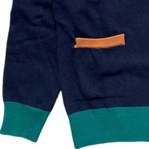 Blue Color Sorority Winter Acrylic Cardigan <b>Sweater</b> Custom Color & Embroidery Knit <b>Sweater</b> Sorority University College - Product Image 3