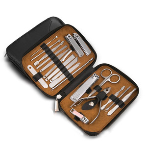 Ensemble d'outils de manucure OEM, accessoires de soin des ongles de qualité supérieure avec emballage personnalisé, ensemble de coupe-ongles professionnel - Product Image 1