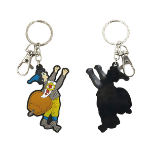Upgraded Material Customized Classic PVC Cartoon Keyring Plastic Keychain Anime Rubber Key Chain