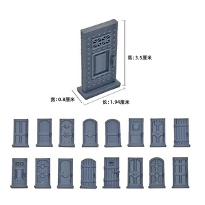 Puertas de Calabozos DND Sin Pintar de 28mm/32mm, Terreno de <span class=keywords><strong>Mesa</strong></span> de Fantasía, Miniatura Impresa en 3D para D&D, <span class=keywords><strong>Pathfinder</strong></span>, Accesorios de Juegos de Guerra - Product Image 1