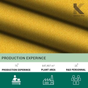 Fabricant en gros Kohinoor Mills Limited Tissu Dobby tricoté 290 g/m² Viscose/Polyester Respirant Antistatique Extensible - Product Image 5