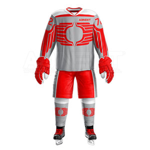 Uniforme de Hockey sobre Hielo de Primera Calidad, Transpirable y Ligero, 100% Poliéster, Fabricante Pakistaní, Talla Grande - Product Image 2