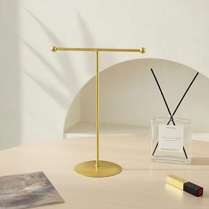 แท่นโชว์เครื่องประดับทองรูปตัว T แบบทันสมัยสำหรับสร้อยคอและโซ่ - Product Image 5