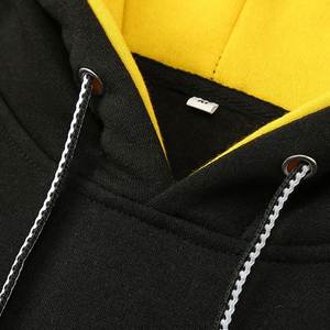 Sudadera con capucha de color liso para hombre con mangas raglán, estilo coreano, moda urbana, informal, ajustada - Product Image 3