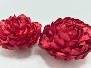 Flores Decorativas Hechas a Mano con Madera Sola para Arreglos Florales, Decoración del Hogar y Manualidades - Product Image 4