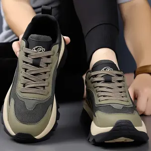 Zapatos de hombre, zapatillas informales, zapatillas de verano transpirables de malla impermeables para exteriores, zapatos planos sin cordones, zapatos asequibles - Product Image 5