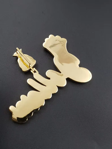 Colgante de Dólar con Incrustaciones de Moissanita, Oro, Diseño Personalizado, Joyería Hip Hop para Hombre - Product Image 5