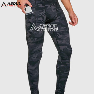 Men Gym <b>Compression</b> <b>Leggings</b> Stretch Fit Running Training Workout Performance <b>Compression</b> <b>Leggings</b> - Product Image 4
