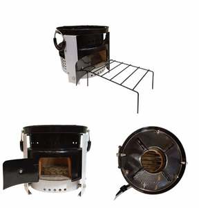 Flame Guard Safe Heat Wood Stove EmberForce Plus Heavy Duty <b>Heater</b> Max High Output - Product Image 3