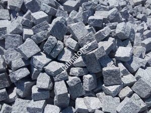 Pavés en granit, blocs de pierres pour allées, chemins, sols extérieurs, aménagement paysager, pavage de rues, blocs à texture naturelle - Product Image 4