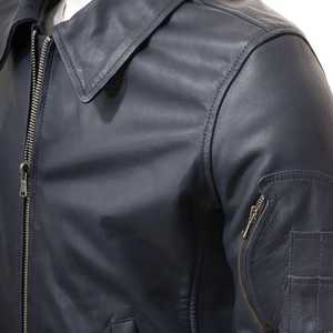 Veste en cuir pour homme, dernier design, 100% cuir de qualité supérieure, coupe régulière. - Product Image 4