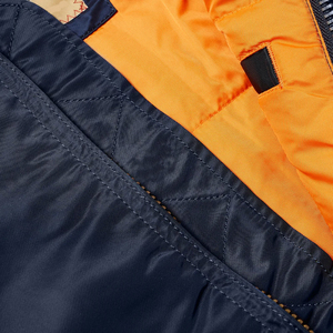 Chaqueta Bomber de Satén Personalizada 2026, Estilo Letterman, Bordada, Casual, con Bloques de Color en Contraste, Chaqueta Bomber de Béisbol OEM - Product Image 6