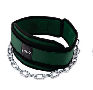 Adjustable Cowhide Bodyweight Training Gym Dipping <b>Belt</b> Chain Pull-Up Non-Slip Breathable Multiple Colors <b>Red</b>/Blue/Green/Grey - Product Image 3
