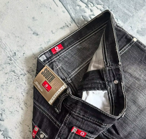 Jupe crayon en denim tissé délavé taille haute coupe-vent couleur unie en coton style décontracté légère pour l'hiver et l'automne - Product Image 4