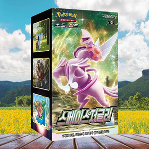 Boîte de boosters Pokémon Space Juggler, jeu de cartes à collectionner coréen, cartes de collection populaires d'anime, collection de cartes scellées en usine - Product Image 1