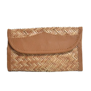 Conjunto de Bolso y Cartera Shetal Pati Hechos a Mano, Ecológicos, de Fibra de Murta Tejida, Accesorios de Moda para Mujer, Origen Bangladesh - Product Image 5