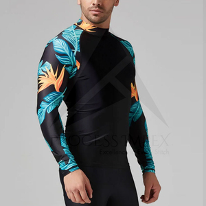 Vente en gros de rashguards pour hommes, protection UV, manches longues, respirants, vêtements de surf athlétiques, rashguards de qualité supérieure pour hommes, séchage rapide - Product Image 5