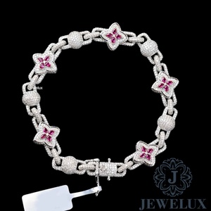 Elegante Brazalete de Diamantes para Mujer con Brillantes Piedras Cintas de Luz a Precio de Exportación - Product Image 1
