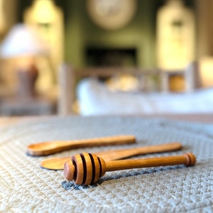 Couteau en bois classique artisanal, écologique, avec long manche, pour le camping, capacité et épaisseur personnalisables - Product Image 2