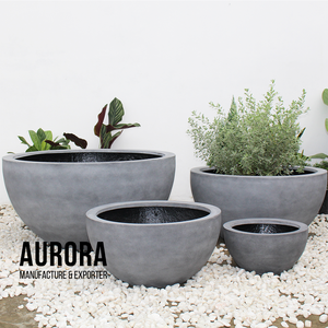 Jardinière d'extérieur économique, en polystone, faite à la main, écologique, durable, avec drainage, pour jardin domestique, style simple et moderne, en gros - Product Image 4