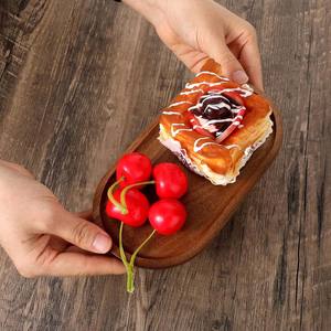 Venta al por mayor de madera de mango bandeja de servicio de madera natural ecológica para cocina mesa de comedor fruta aperitivos charcutería fiesta comida - Product Image 5