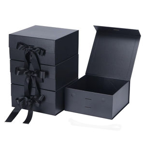 Caja de Regalo Magnética Rígida Personalizada al por Mayor con Logotipo, Bolsa de Papel, Caja de Embalaje Plegable Premium Reciclable, Caja Magnética de Lujo - Product Image 2