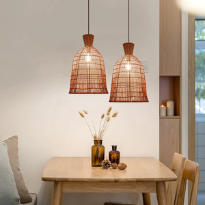 Meilleur fournisseur de lampes suspendues en bambou et rotin, luminaire tissé à la main pour la conception d'hôtels - Product Image 6