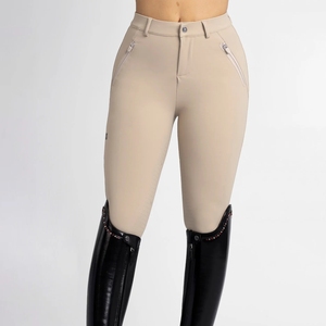 High Quality 4-way Stretch Horse Riding Breeches <b>Leggings</b> Tights <b>Equestrian</b> Wear Pants on Technical Fabric with Soft Feel - Product Image 2