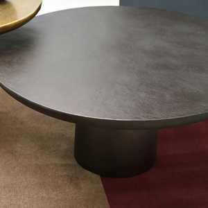 Mesa de Centro Redonda de Madera Minimalista Hecha a Mano, Muebles Modernos para Sala de Estar, Ordene Hoy - Product Image 6