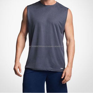 Custom <b>Men</b> Gym <b>T</b>-<b>Shirt</b> Tee Wholesale <b>Men'S</b> <b>Red</b> Sleeveless Muscle Fit <b>T</b> <b>Shirts</b> - Product Image 5