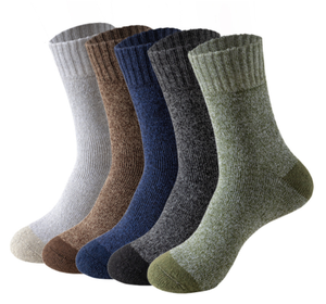 Chaussettes de sport respirantes pour jeunes hommes, haute qualité, motif patchwork blanc et bleu, MOQ faible, pour la course à pied, services de vente en gros - Product Image 1