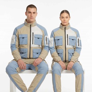 Custom Logo Nylon Tracksuit Men & Women Hooded Pocket Windbreaker <b>Jacket</b> Pants Sets <b>Reflective</b> Streetwear Supplier Unisex <b>jacket</b> - Product Image 4