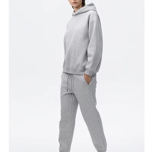 Sweat à capuche en coton lourd pour femmes |   Sweat-shirt décontracté surdimensionné à imprimé personnalisé avec logo - Fabricant OEM - Product Image 2