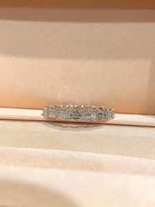 Moissanite Emerald Cut <b>Stacking</b> Full Eternity Band <b>Ring</b> Original 925 Silver With Party Gift Fine Modern Style Surprise Jewelry - Product Image 5