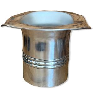 Seau à glace en métal style chapeau de cowboy, refroidisseur à vin de style européen pour la décoration de bar à domicile, utilisation pour les fêtes, seau à glace pour bière, idée cadeau - Product Image 6
