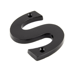 Stylish Black Cast Iron Door Alphabet <b>Letter</b> E Heavy Duty Metal House Numbers And <b>Letters</b> For Outdoor Building <b>Wall</b> Gate Mailbox - Product Image 5