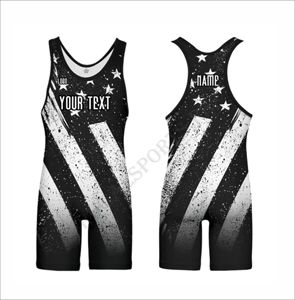 Combinaison de lutte personnalisée pour hommes, vêtements de sport de compression pour la musculation, vêtements de sport extensibles, uniforme d'équipe par sublimation, adultes - Product Image 4