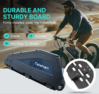 Batterie au lithium pour vélo électrique, grande capacité, longue portée, 72v 40ah, boîtier rigide triangulaire, pour vélo de montagne