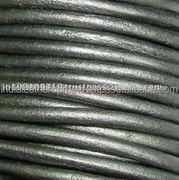 RELIANCE LEATHER PRODUCTS Cordon rond en cuir de couleur métallisée bronze pour les résultats de bijoux et les composants fabriqués en IN;34648 - Product Image 4