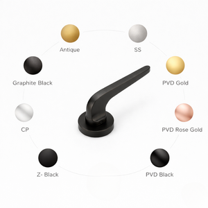 Luxury Brass Door <b>Handle</b> Set with Mortise <b>Lock</b> | Elegant Lever <b>Handles</b> for Interior Doors | Hardware for Home,Office & Hotel Use - Product Image 5