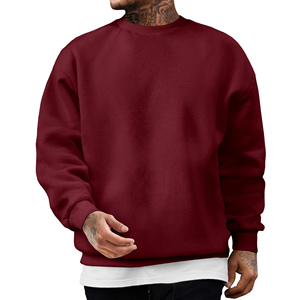 Men's Fashion <b>Sweatshirt</b> 100% Cotton 450g Basic Cotton Blended With Crew Neck Custom Logo Men Cotton <b>Plain</b> <b>Sweatshirt</b> Men's - Product Image 5