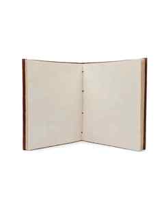 Carnet de notes en cuir au design bambou premium, carnet de croquis vierge pour les voyages, le dessin, le bureau et les cadeaux - Product Image 6
