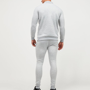 Men's Casual Solid Printed 2-Piece Quarter-Zip <b>Tracksuit</b> with Athletic Jogging Design <b>tracksuit</b> 100% cotton - Product Image 6