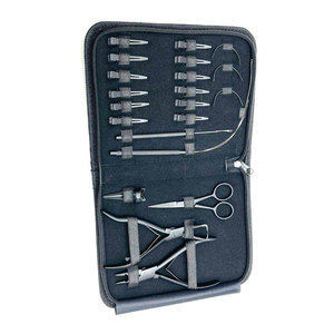 Alicate Aplicador Profesional para Extensiones de Cabello, Cortador de Queratina, Tijeras, Herramienta para Perlas de Fusión en Caliente, Acero Inoxidable, para Salón - Product Image 5