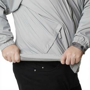 Chaqueta Safari con Capucha, Transpirable, con Estampado de Serigrafía, Cortavientos para Hombre, Impermeable, Resistente al Viento, para Actividades al Aire Libre, Primavera, Calle - Product Image 1