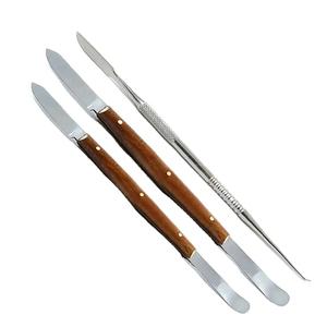 Couteau à cire dentaire en acier inoxydable, spatule de mélange et de modelage de cire petite et grande, outils et instruments de laboratoire manuels réutilisables - Product Image 5