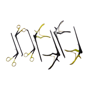 ชุดเครื่องมือผ่าตัดกระดูกออร์โธปดิกส์ 7 ชิ้น คุณภาพสูง Codman Karison & c-ushing Pituitary Rongeurs สีดำทอง ทำจากเหล็กกล้า - Product Image 1