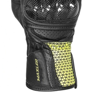 Gants de moto sportifs de haute qualité, design personnalisé en gros, logo personnalisé, gants longs en cuir pour la course à moto - Product Image 6