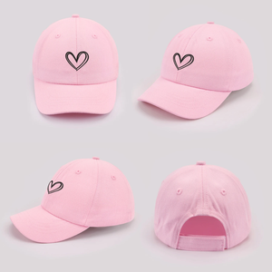 Gorra de béisbol para bebé con forma de corazón de dibujos animados - Product Image 4