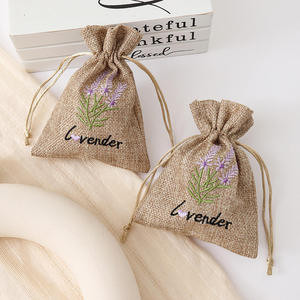 Durable Jute Jewelry Pouch <b>Small</b> Size for Eco Conscious <b>Packaging</b> Needs - Product Image 3